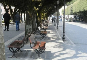 Neri Деревянная скамейка со спинкой Nyssa 2170