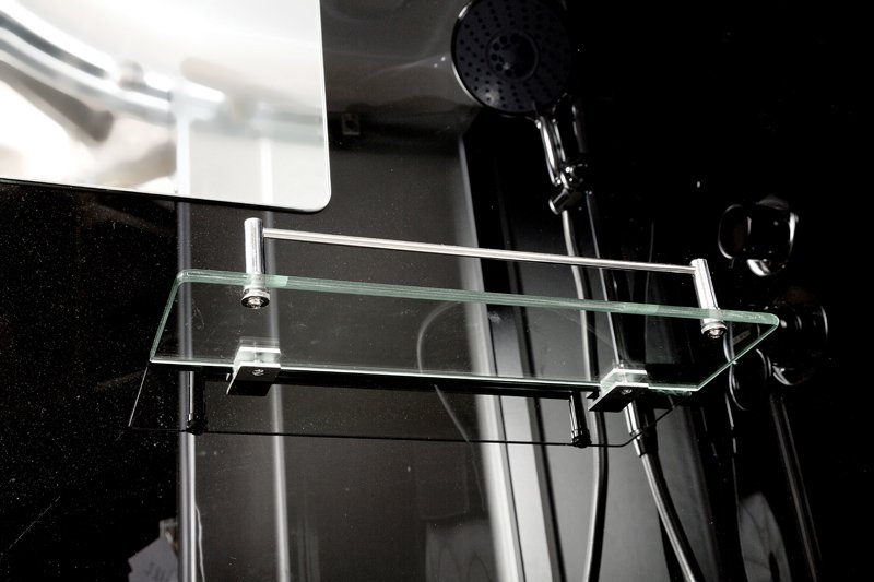 ЕМ1511 L с гидромассажем (гм.) Душевая кабина DETO Серия EM B10S BLACK - Вид №9