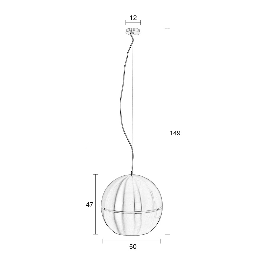Лампа подвесная Retro ’70 r50, бронзовая Zuiver 5300026 - Вид №9