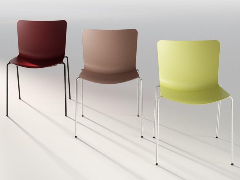 IBEBI Штабелируемый стул из полипропилена Zaza sun-id-1485171 - Вид №1