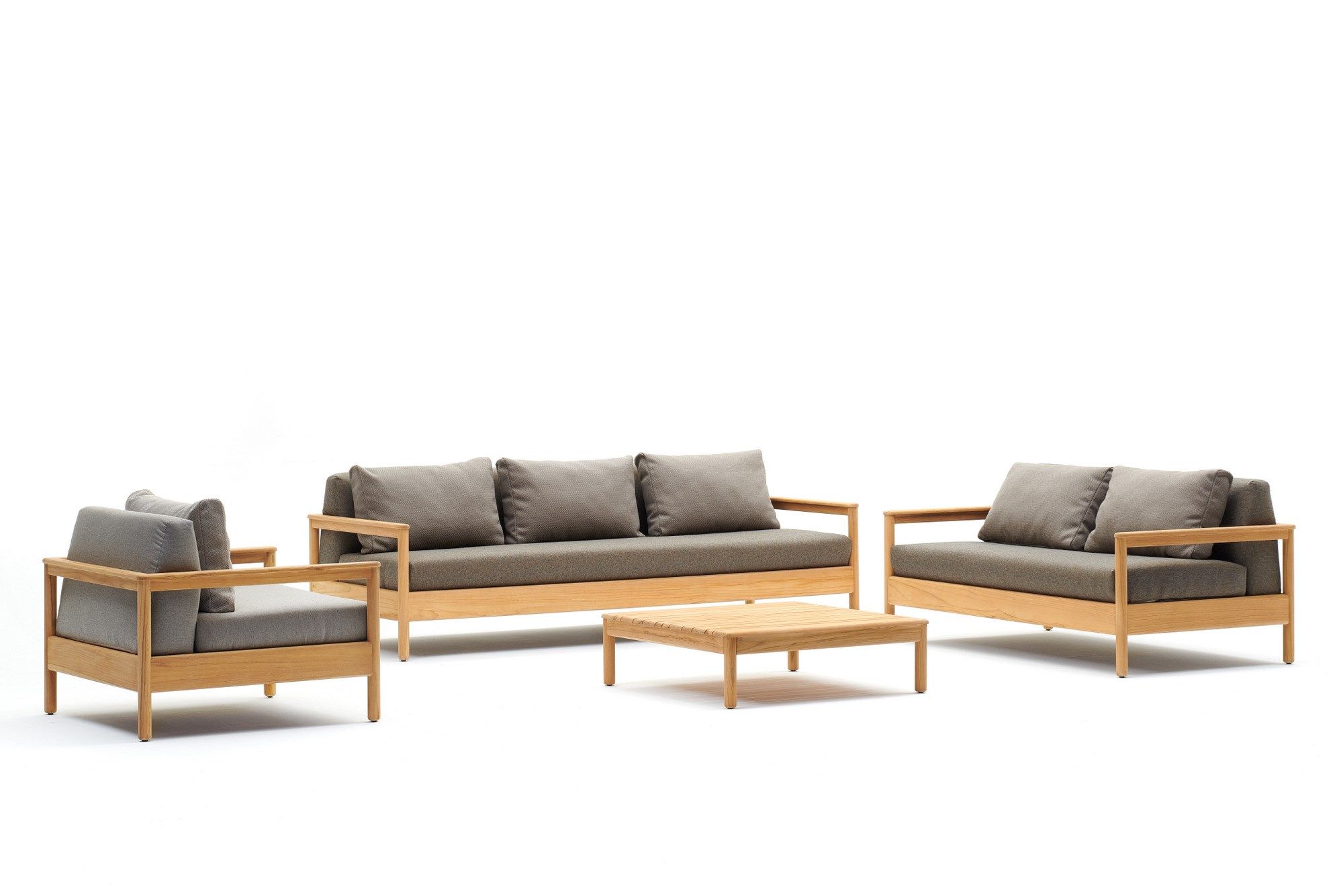 Квадратный стол из тикового дерева Varaschin ARCH-00072758 - Вид №1