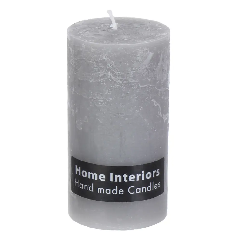 Свеча-столбик «Рустик», 7х13 см, цвет серый Santreyd STLM-2153223