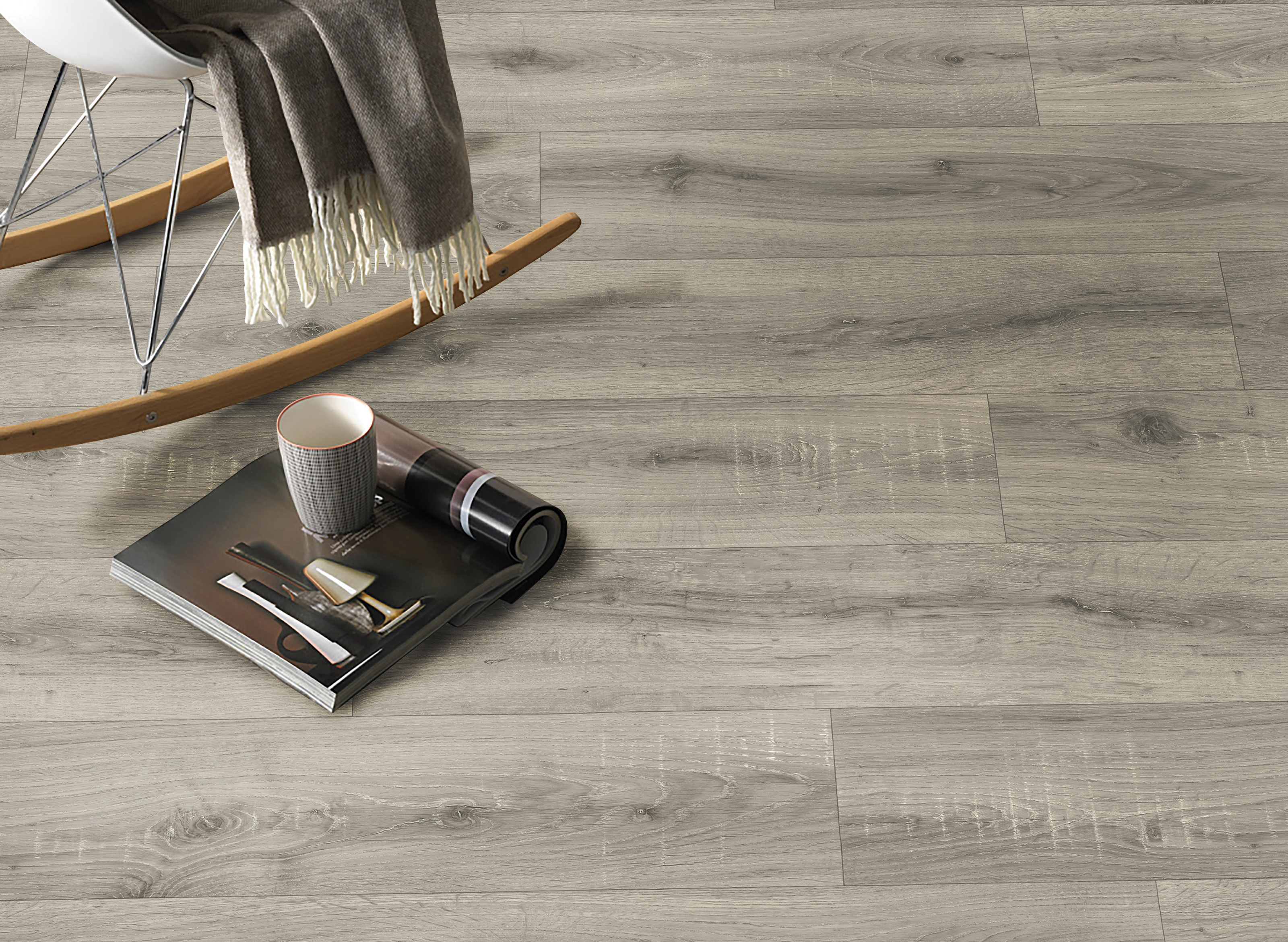 Линолеум IVC-RUS «Шарон» серый под дерево 3.5 м полукоммерческий 82361175 STLM-0025428 - Вид №5