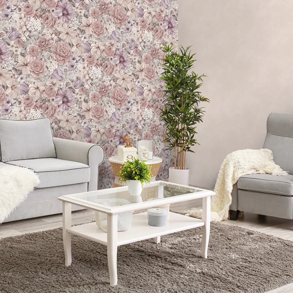 Обои флизелиновые 1.06х10 м ED1082-01 81968660 STLM-2088913 EURO DECOR Bagatelle - Вид №5