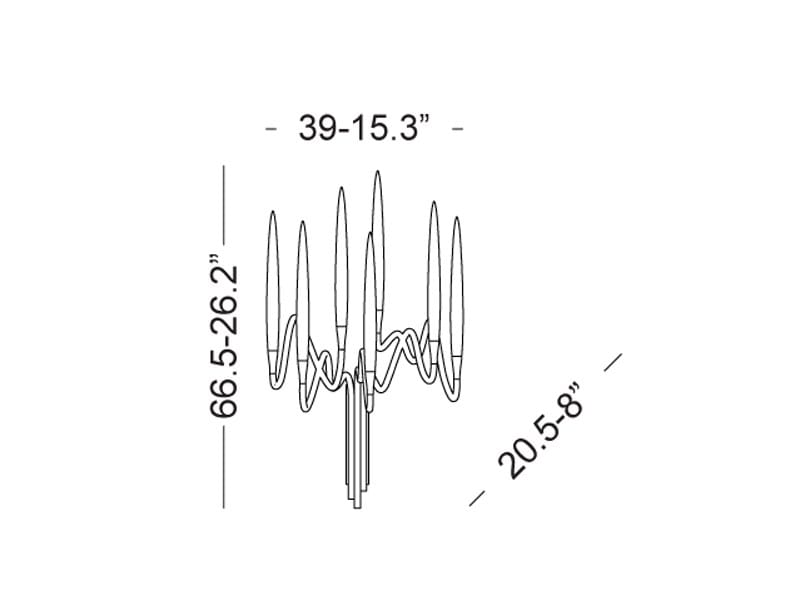 Светодиодный настенный светильник ручной работы Il Pezzo Mancante кусок 3 ARCH-00025034 - Вид №15