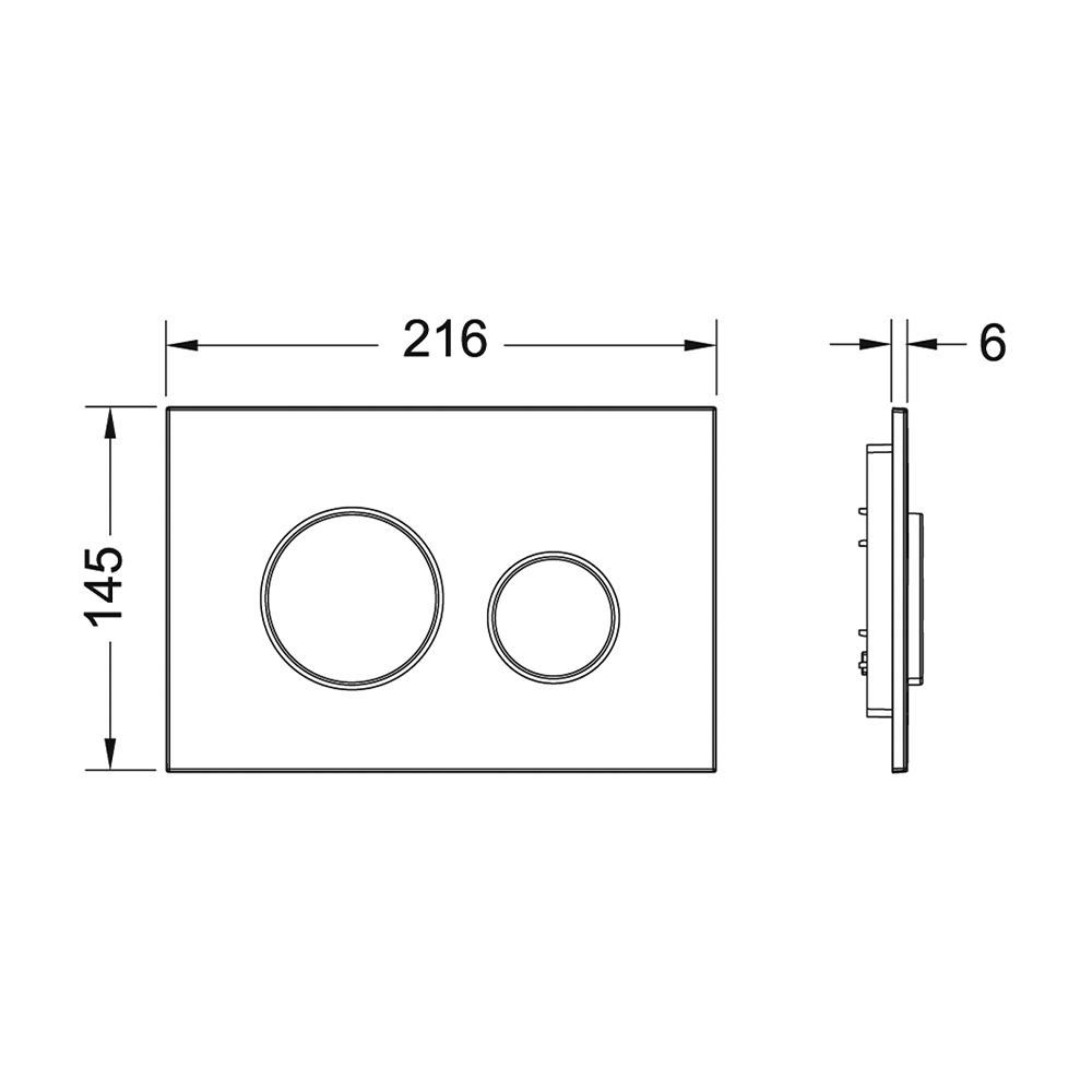 K440920.WC2 Комплекты из инсталляций, панелей смыва и унитазов one Tece  - Вид №5