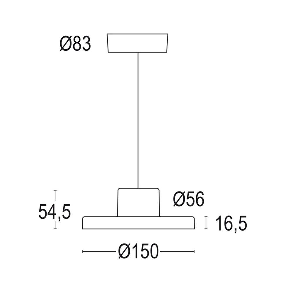 DISK 0S Ghidini Disk S .01 Белый (Матовый)  - Вид №3