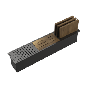 Кухонная мойка Tedori 66-U CH OMOIKIRI 4993977 - Вид №10