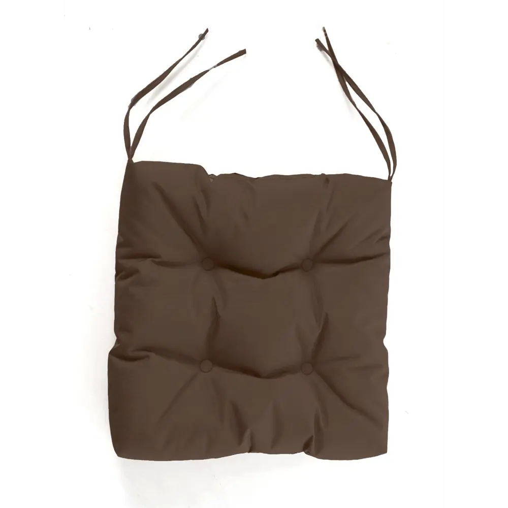 Подушка для кресла Дачные посиделки 40x40 см коричневая Santreyd STLM-2004623