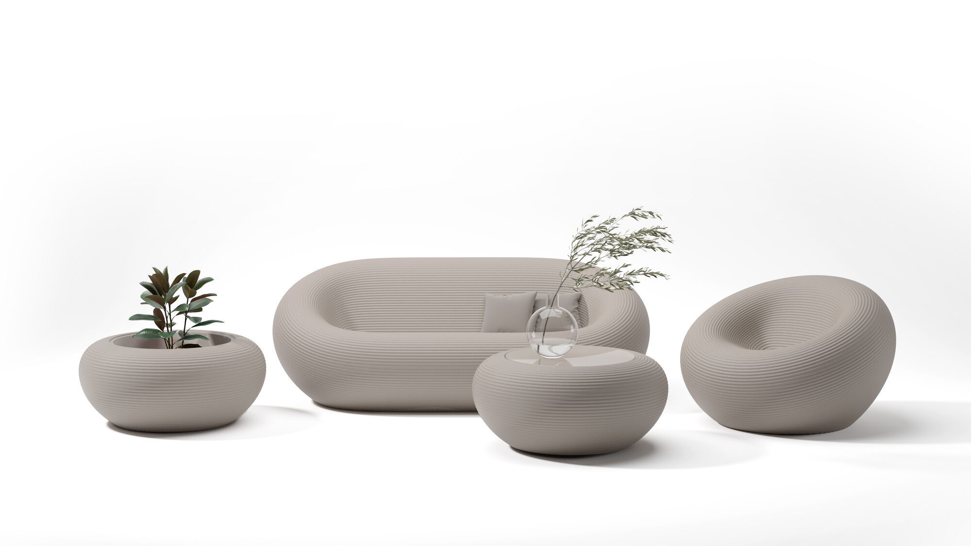 Полиэтиленовый садовый горшок Qeeboo нами ARCH-00035868 - Вид №3