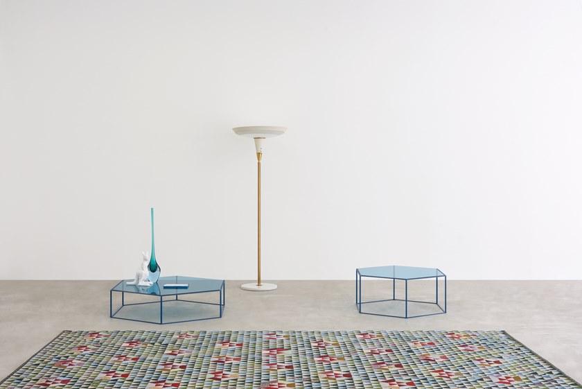 Desalto Шестиугольный журнальный столик из стали и хрусталя sun-id-1398436 - Вид №5