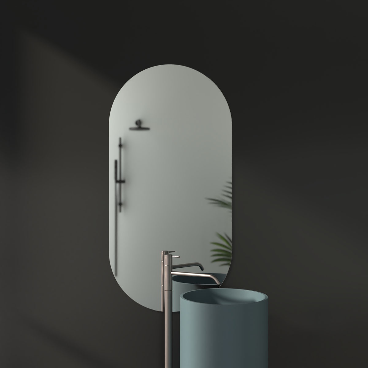 BY 0123 Зеркало со шлифованной кромкой EVOFORM Primary - Вид №6