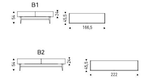 Шкаф для телевизора из орехового дерева с ящиками Cattelan italia Horizon ARCH-00121358 - Вид №1