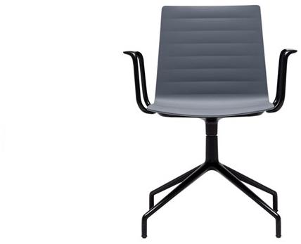 Andreu World 5-спицевый стул с подлокотниками на колесиках Flex high back So1644 - Вид №11