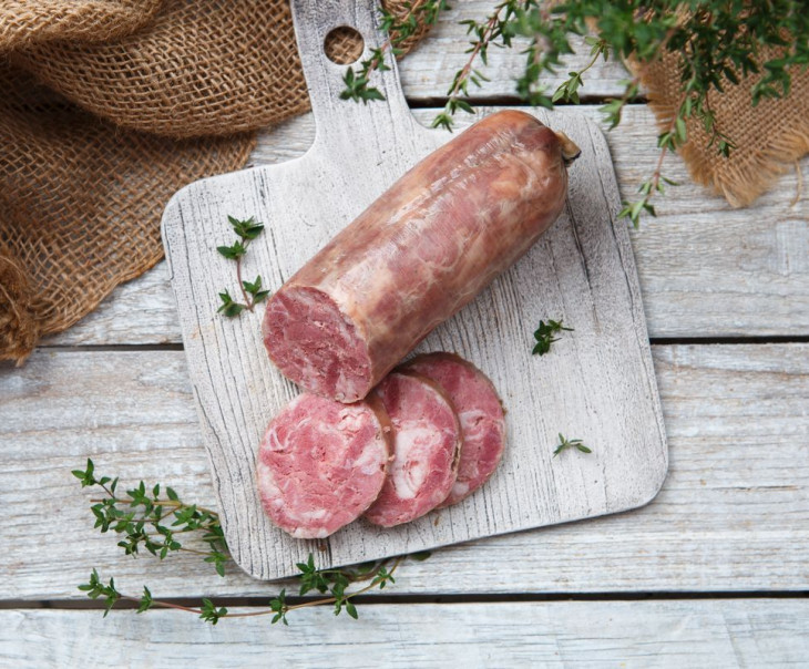 6981 Колбаса "Ветчинная" из Венгерской Мангалицы Вкусляндия 