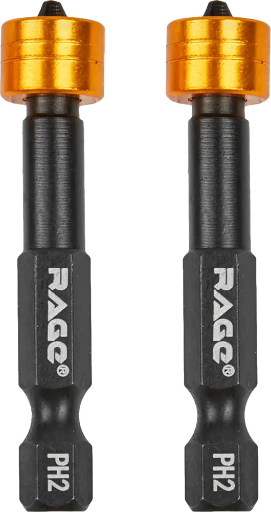 Магнитная бита RAGE для гипсокартона PH2x50 мм с ограничителем 85984499