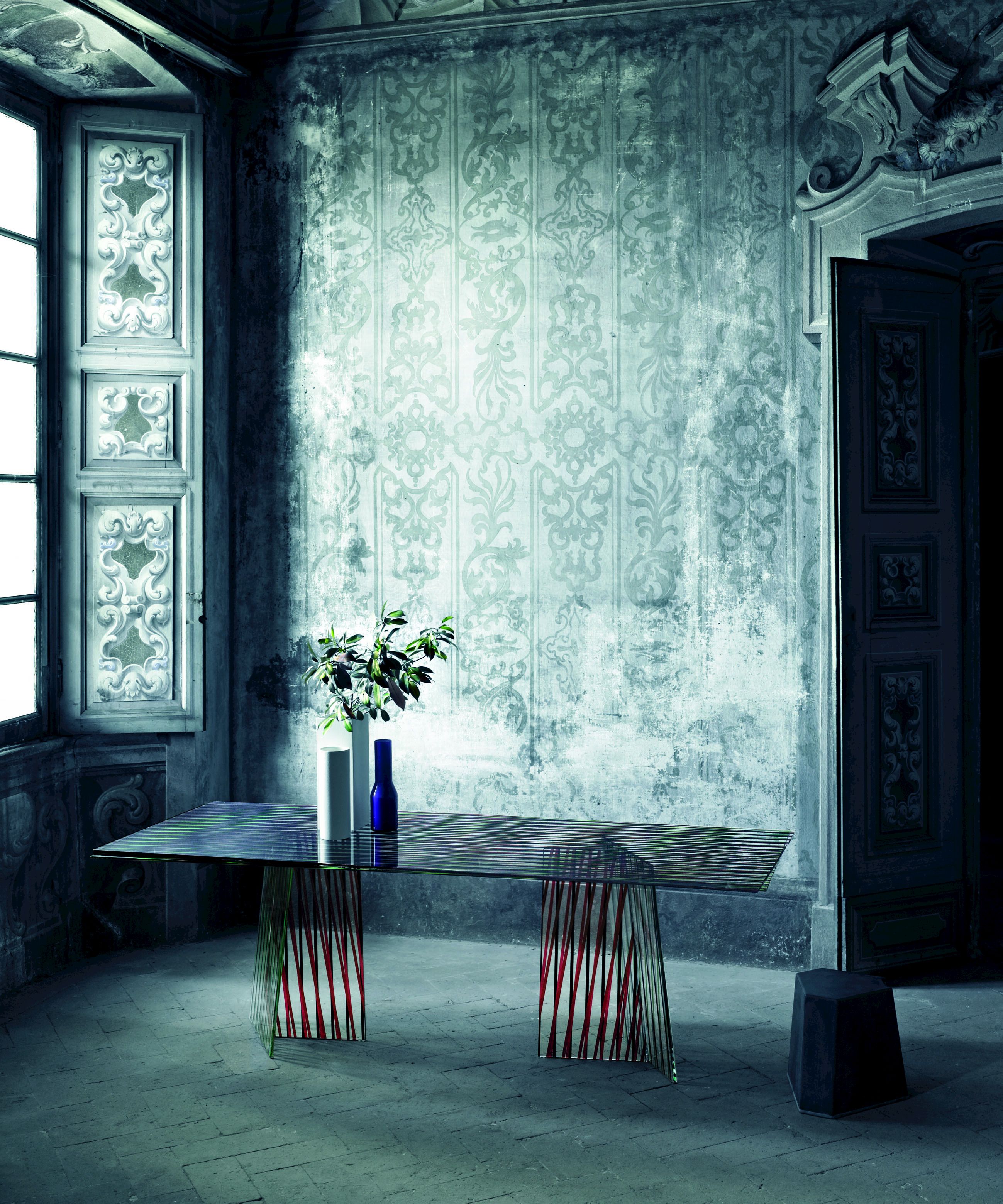 Прямоугольный Хрустальный стол Glas Italia CROSSING ARCH-00054100 - Вид №5