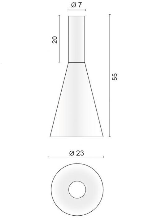 EGOLUCE Алюминиевый светодиодный потолочный светильник  5652  - Вид №3
