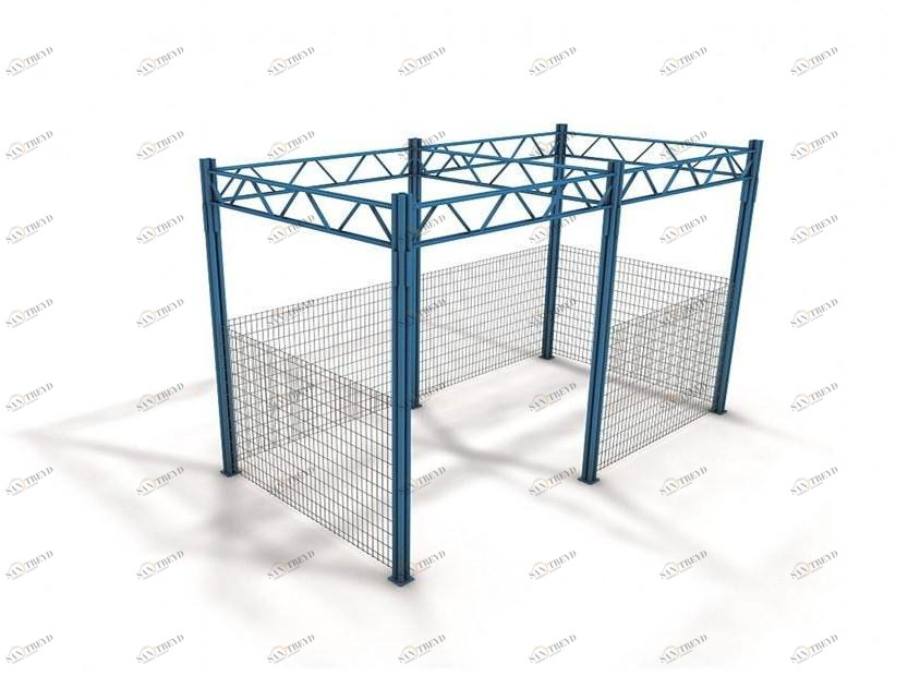 Euroform W Многофункциональный металлический навес sun-id-1427938