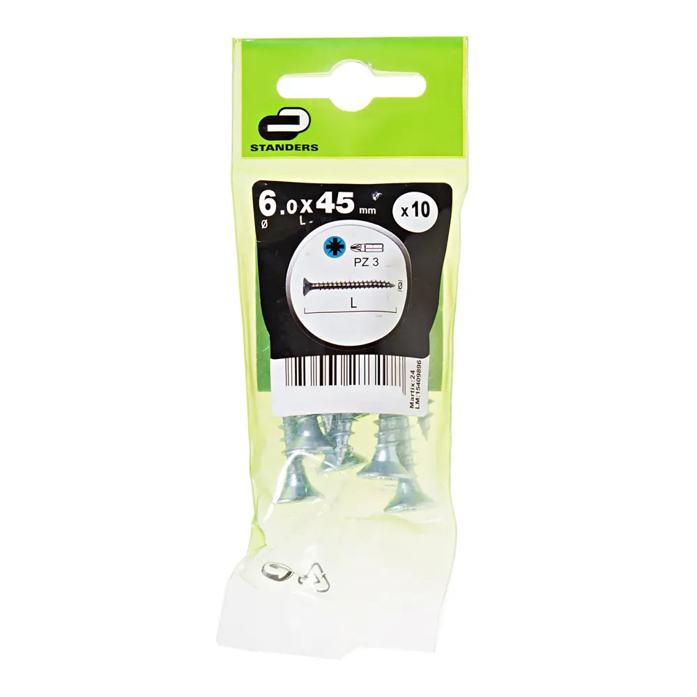 Саморезы универсальные Standers оцинкованные 6х45 мм, 10 шт STLM-2100759 - Вид №2