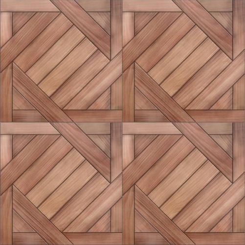 Модульный паркет Da Vinci Кьяра Черешня Натур (Гладкая) 626х626 мм 2600600084 - Вид №1