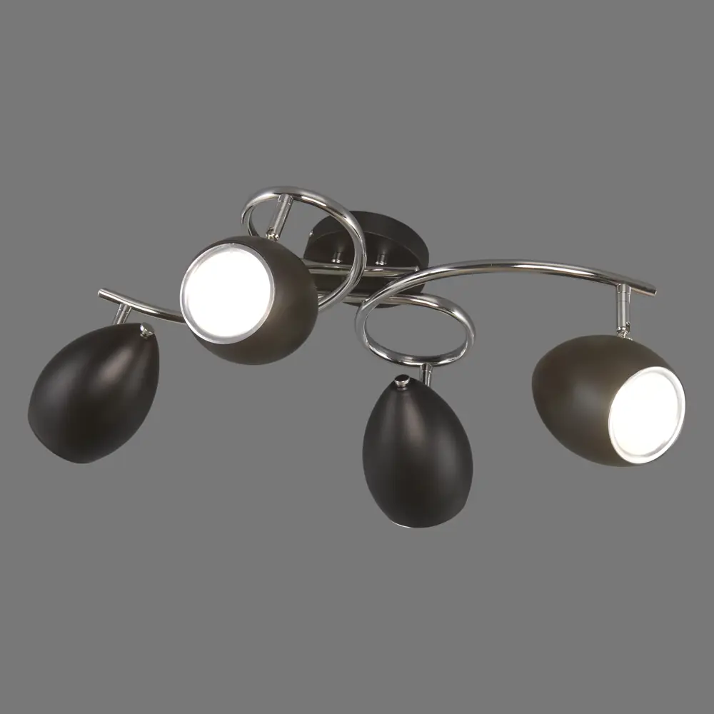 Люстра «Klumi» 1269/4C E14X3X40 Вт, цвет чёрный 81966699 STLM-2182960 JLIGHT  - Вид №3
