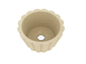 Умывальник с одной столешницей из камня Лечче