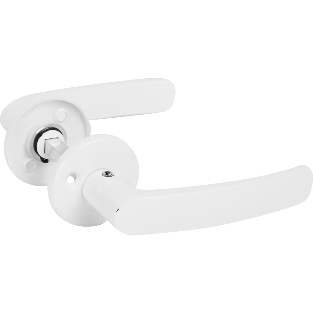 Дверные ручки без запирания, комплект, цвет белый Santreyd STLM-2212511