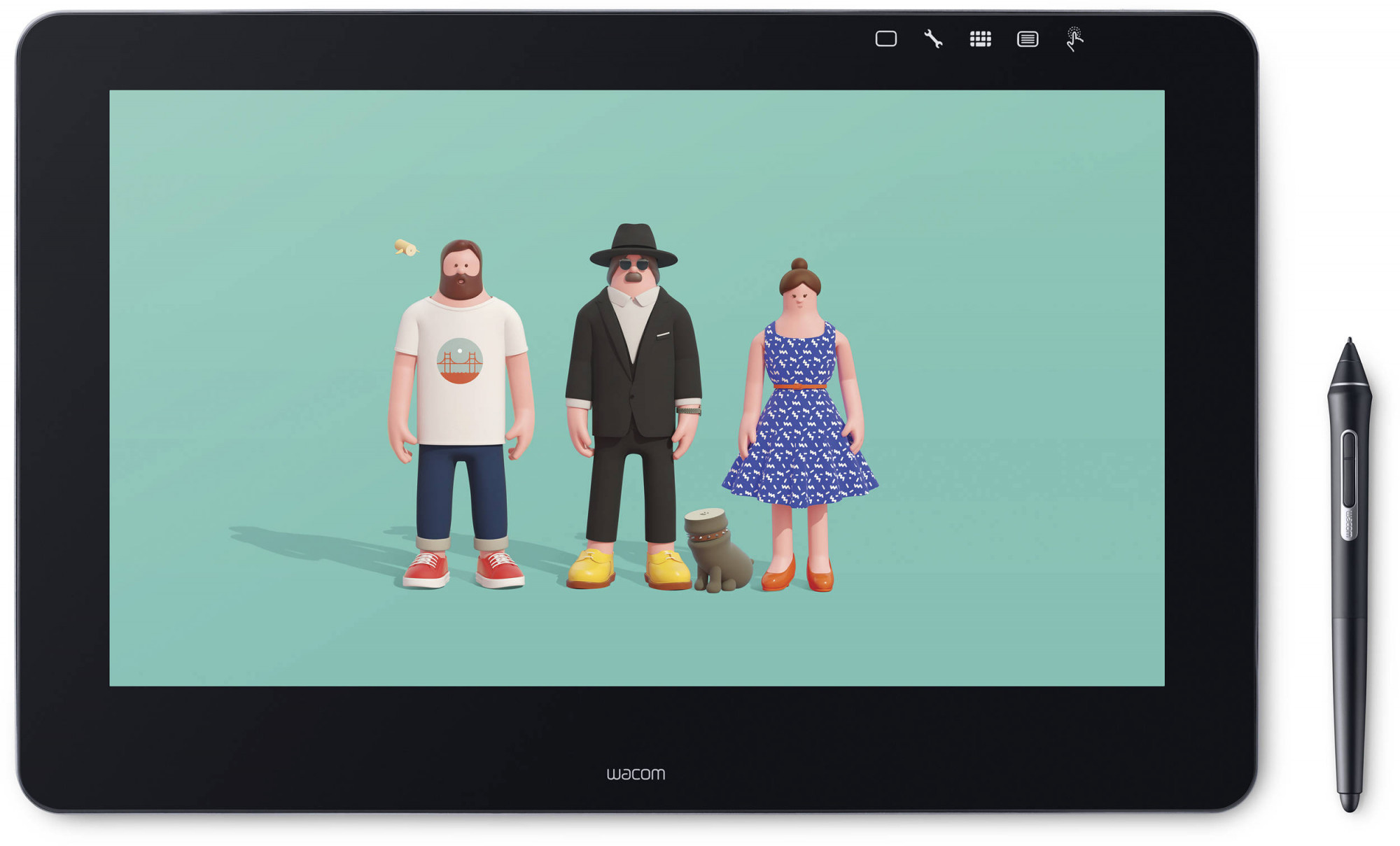 DTH-1620A-RU Interactive display cintiq pro 16 uhd ru Wacom Santreyd 