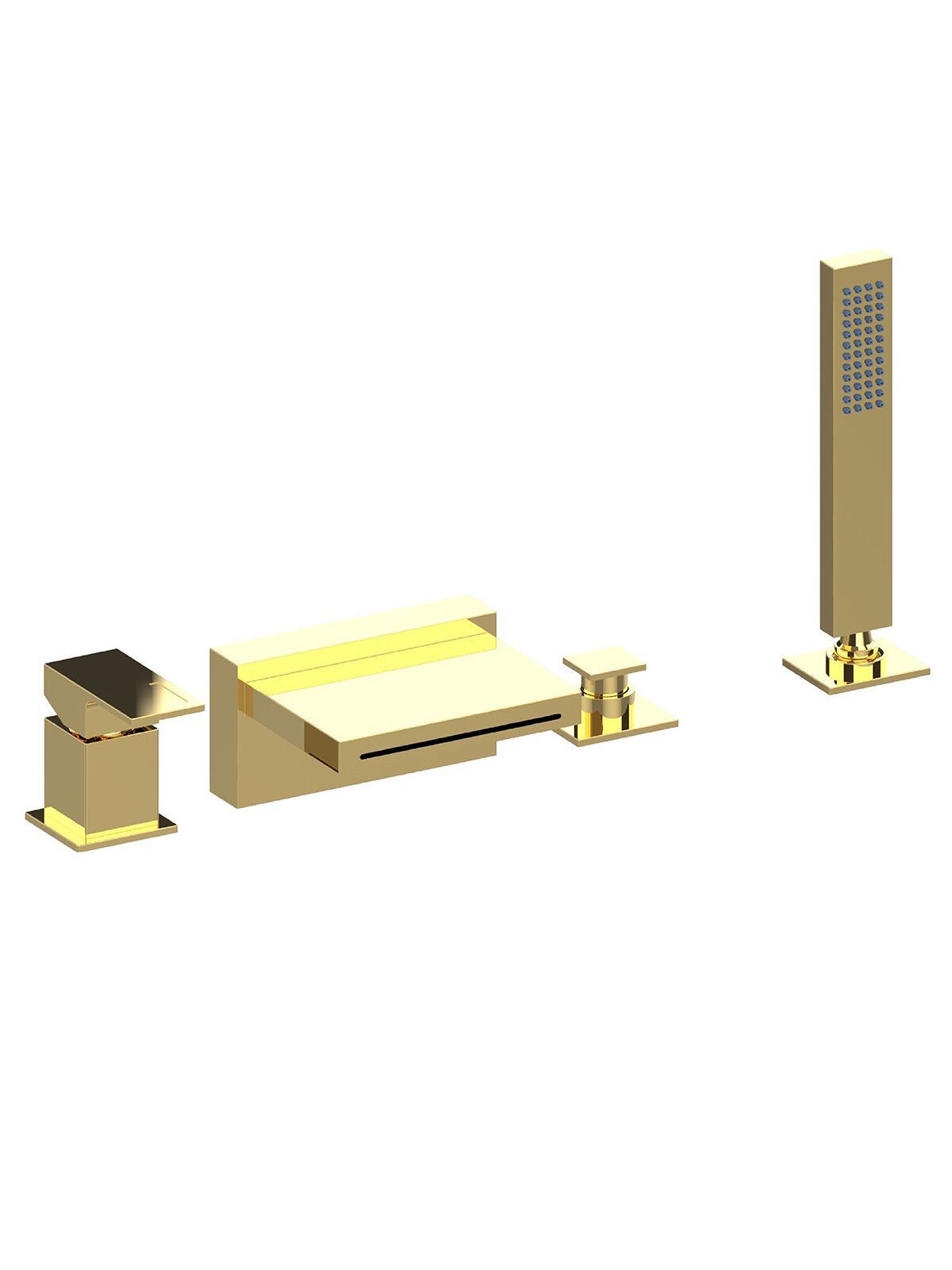 Смеситель для ванны с 4 отверстиями Rubinetterie Frattini Vita Due ARCH-00012885