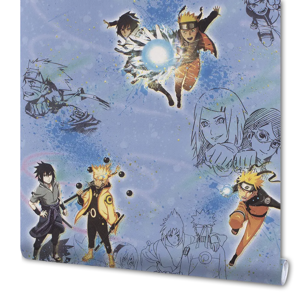 Обои бумажные Аниме синие 0.53 м 9198-82 С6К Santreyd STLM-2165070