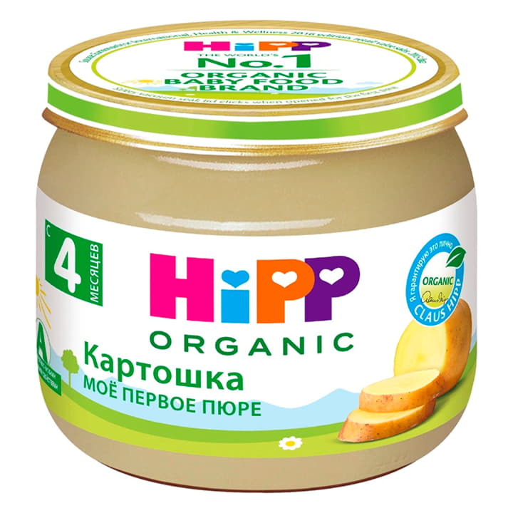 Пюре Картошка с 4 месяцев мое первое пюре HiPP 80 г Santreyd 15704