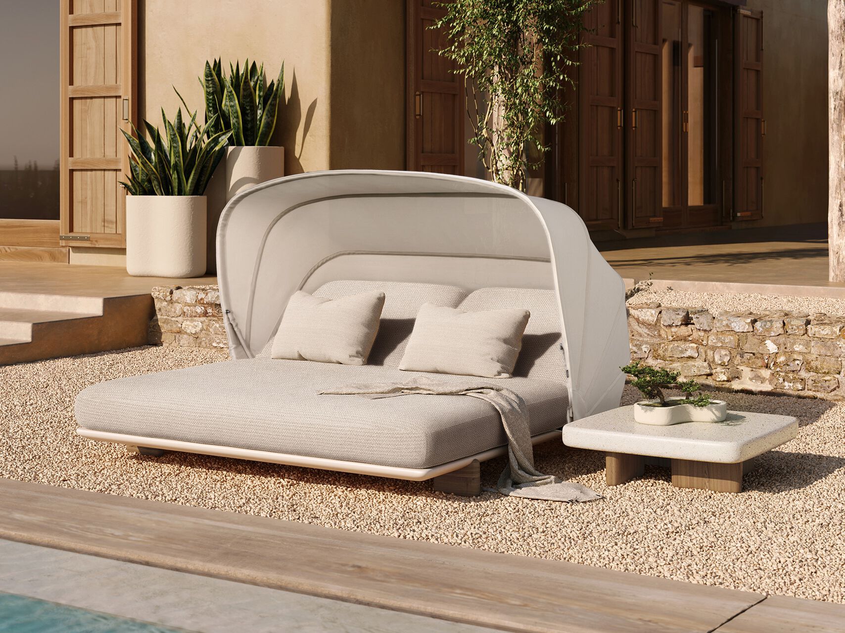 Квадратный низкий садовый столик Vondom Milos ARCH-00126784 - Вид №4