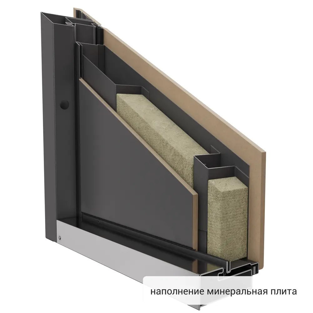 Дверь входная металлическая Фолд рид 950 мм левая цвет серый TOREX STLM-2053598 - Вид №13