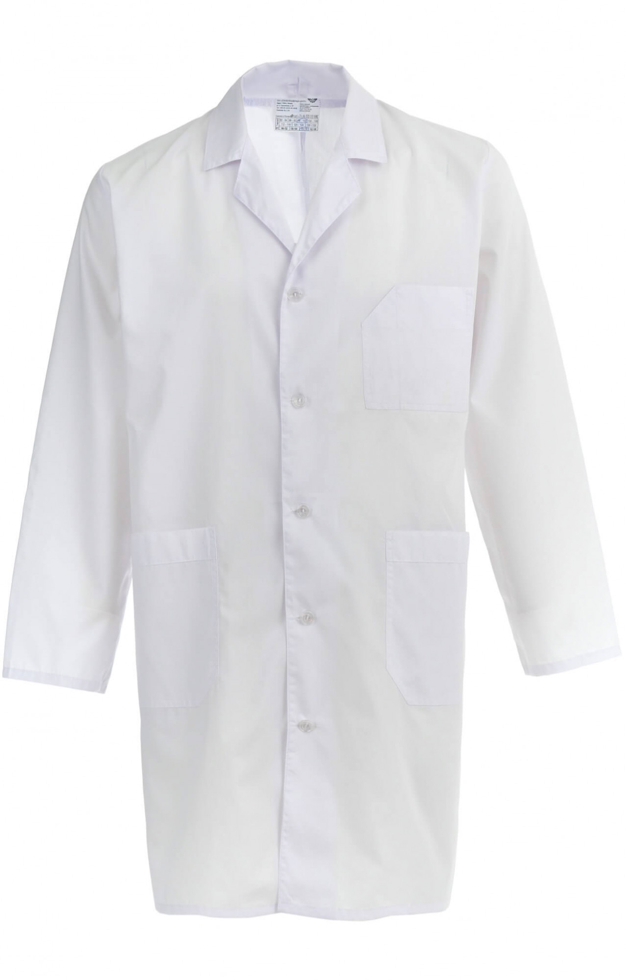 66251 Халат "Сервис" мужской белый  Медицинская одежда  размер 60-62/170-176 Спецодежда 