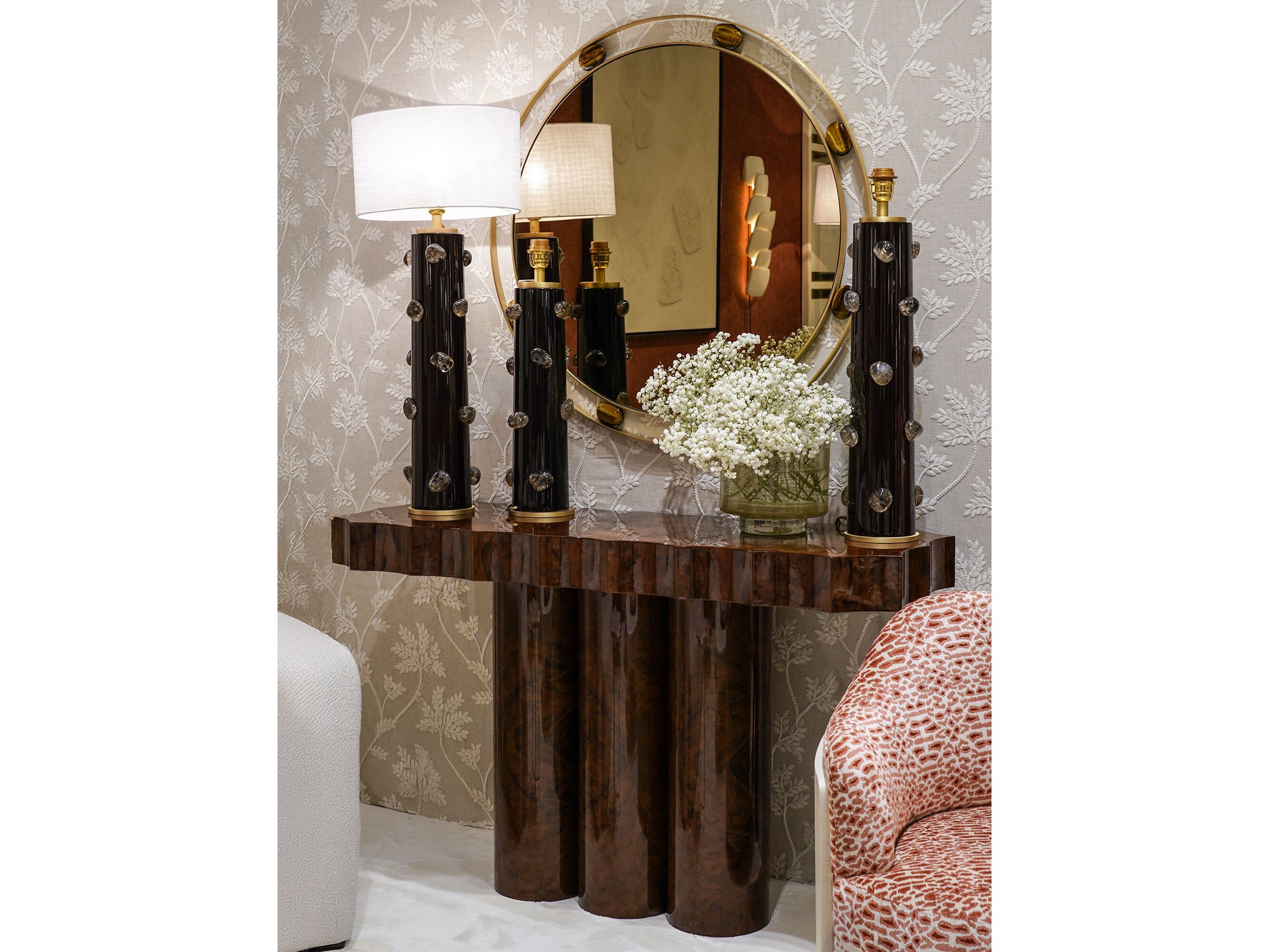 Прямоугольная консоль из грецкого ореха JOSÉ LEITE DE CASTRO PAMELA ARCH-00140343 - Вид №2