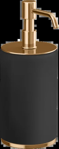 Держатель дозатора мыла 66438 735 Gessi Ventaglio ТЕПЛАЯ БРОНЗА PVD