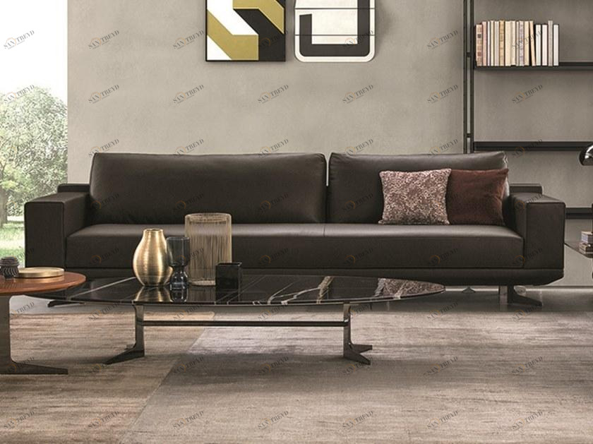 Bodema 3-х местный кожаный диван Blake sun-id-1477611