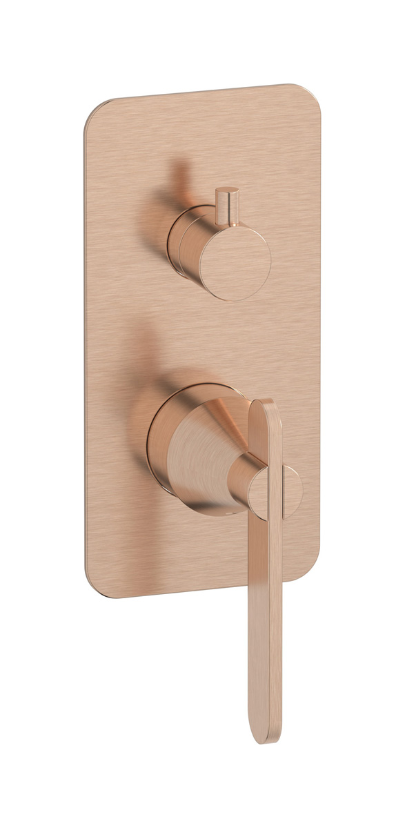 Встроенный смеситель для душа с двухходовым дивертером WE ARE IB ol220is Brushed Rose Gold Soho