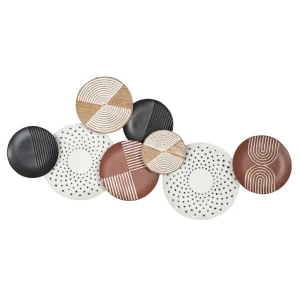 Панно металл разноцветный 63 см