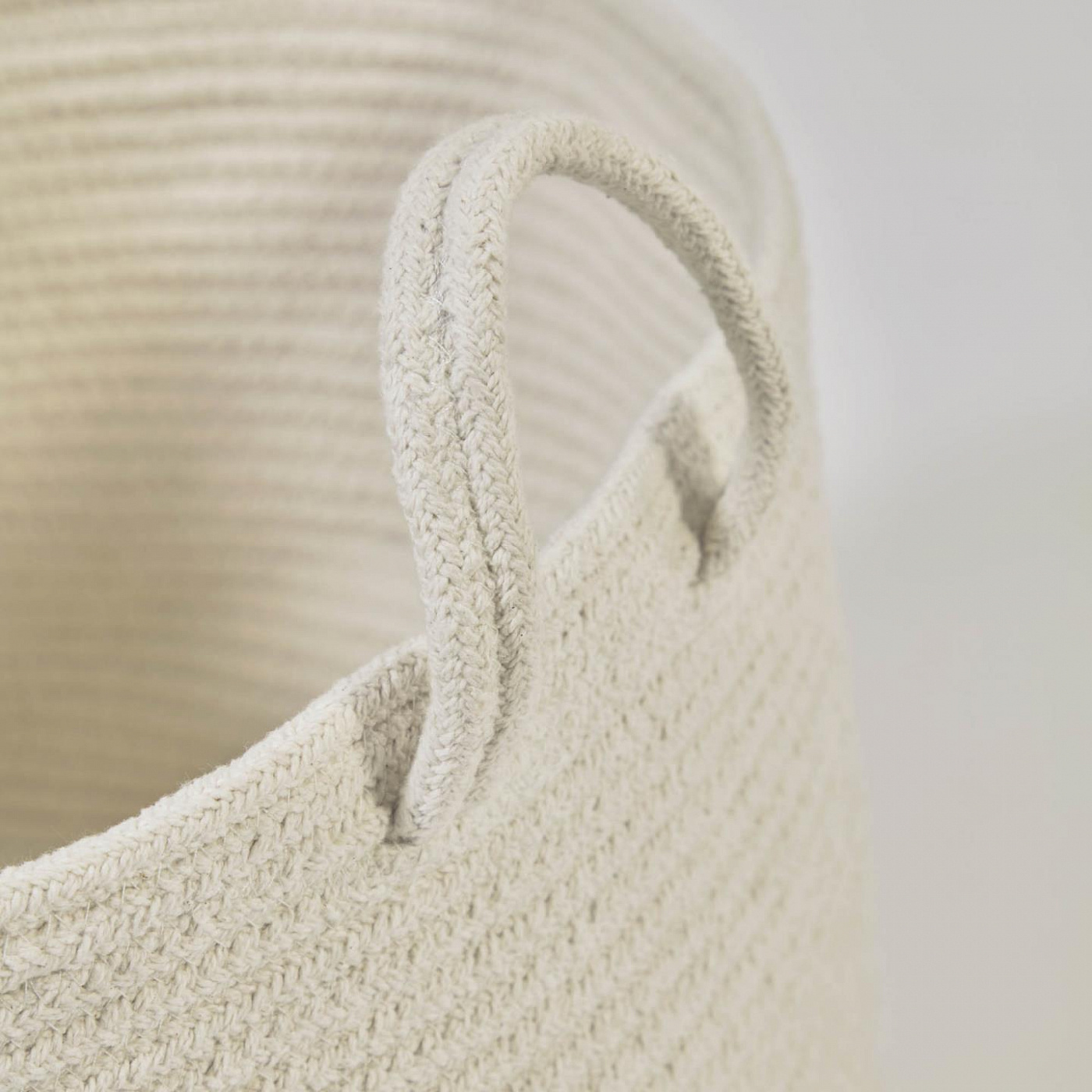 108456 Набор из 2 хлопковых корзин белого цвета La Forma Acsa  - Вид №1