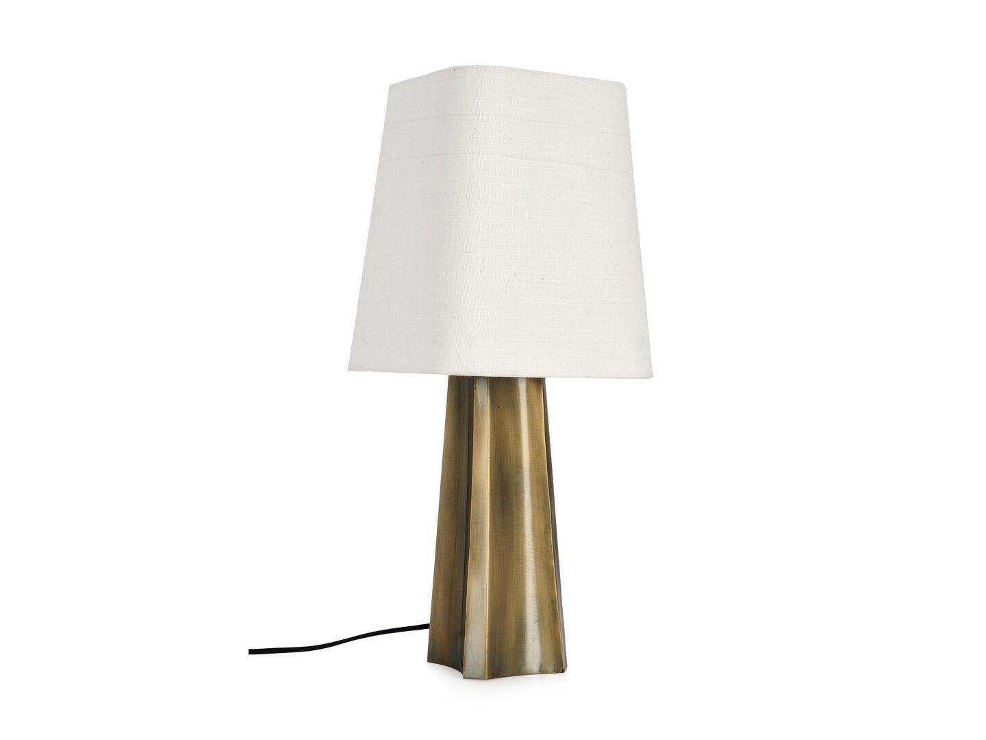 Настольная лампа из металла и ткани BIZZOTTO TRIPURA ARCH-00132256