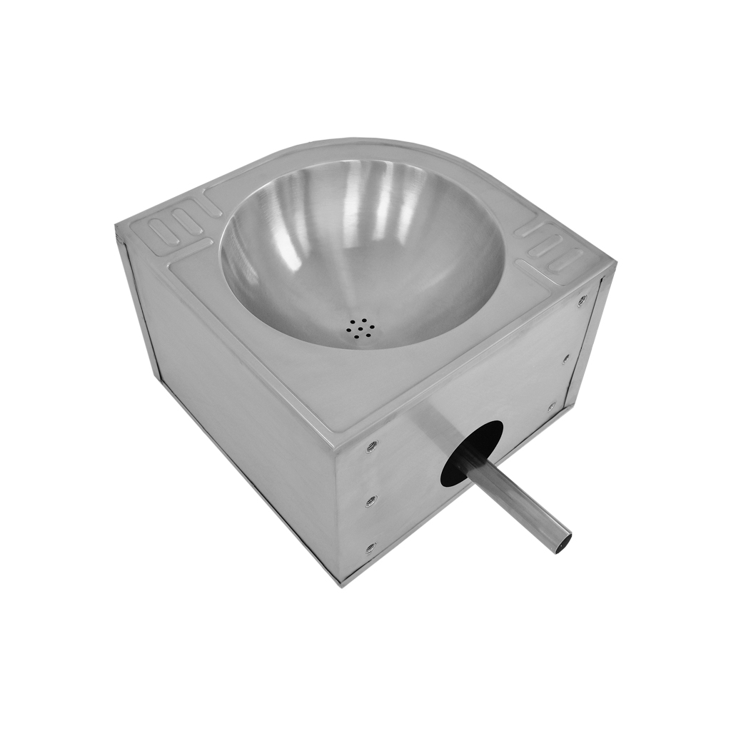 MF-143 Раковина угловая Public Steel  - Вид №2