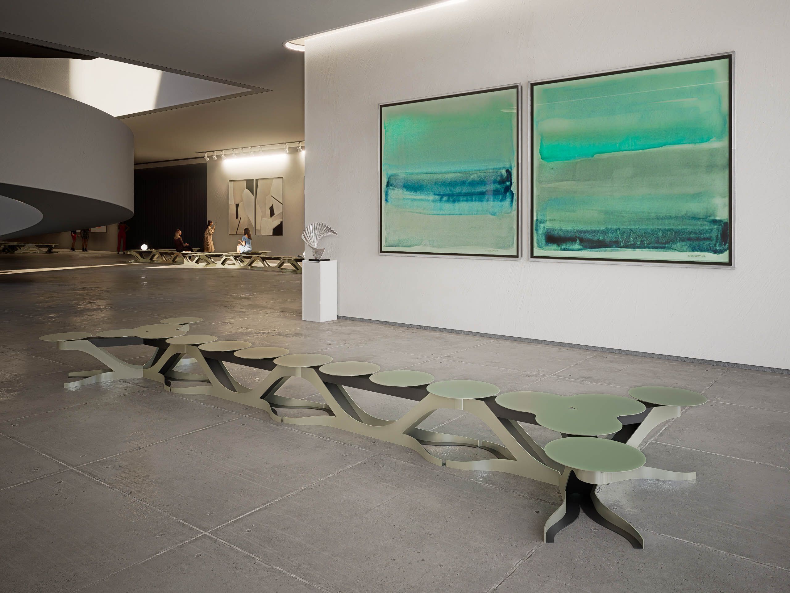 Стальная стойка для мусора с порошковым покрытием CITYSì плющ ARCH-00127483 - Вид №8