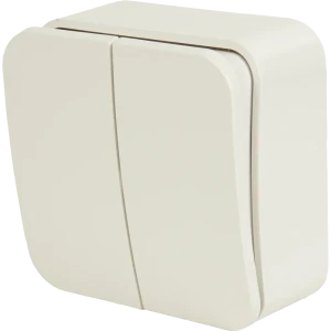Выключатель накладной Schneider Electric Blanca 10 Ас 2 клавиши цвет белый