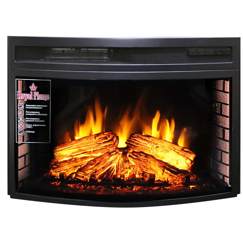 Очаг Dioramic 25 LED FX 66x47x33 см цвет чёрный ROYAL FLAME STLM-2198087