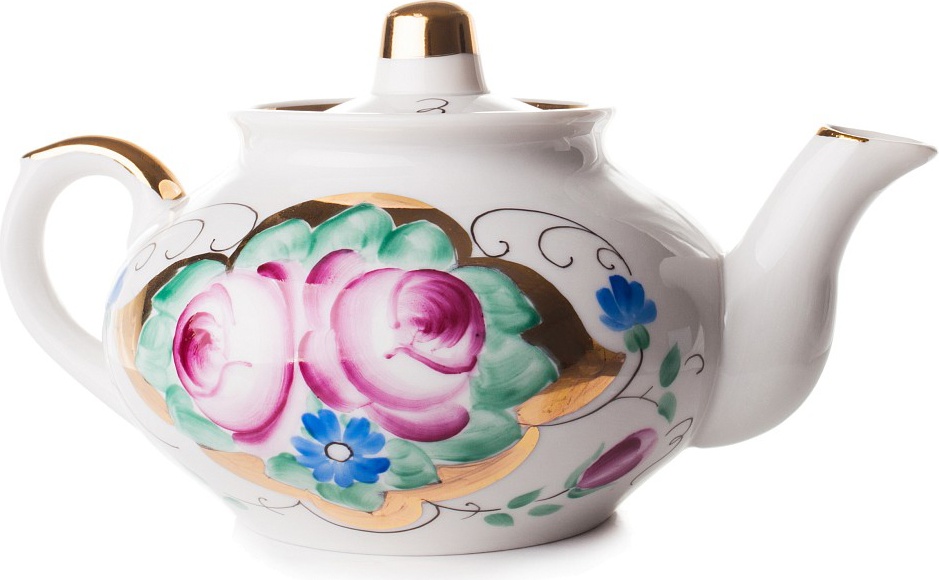 10617403 Чайник заварной Фарфоровый Промыслы Вербилок Россия 