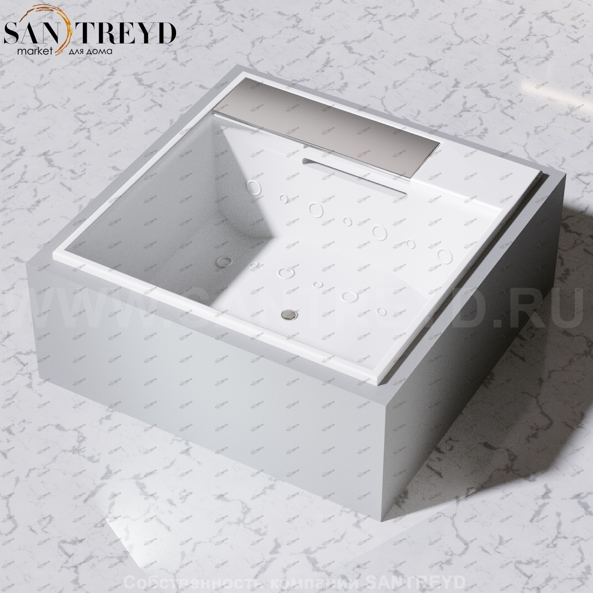 Effegibi WATERDREAM Основная структура для минибассейна без отделки AD10000027