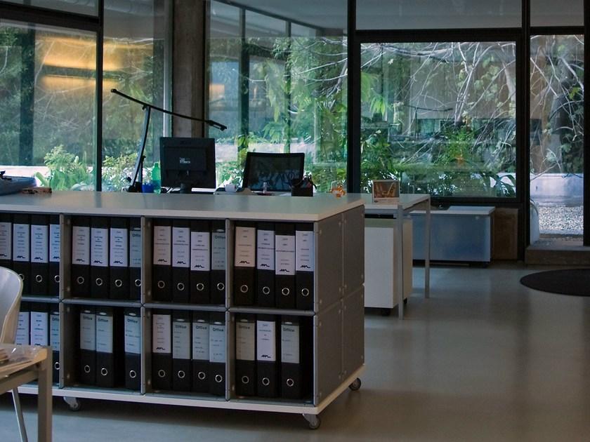 Martinelli Luce Модульный офисный книжный шкаф из алюминия  Box/  - Вид №1