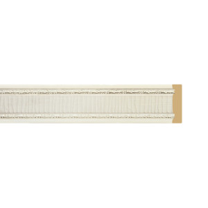 STELLA Багет Куатро Белый Серебро (1М4 Light ) (2,4м) (20 шт) STSR-896